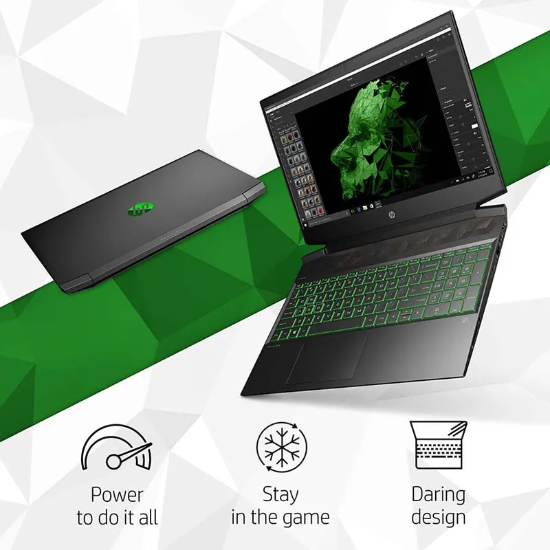 HP Pavilion Gaming 15 Laptop, NVIDIA GeForce GTX 1650, AMD Ryzen 5 4600H, 8GB DDR4 RAM, 512 GB PCIe NVMe SSD, 15.6" Full HD