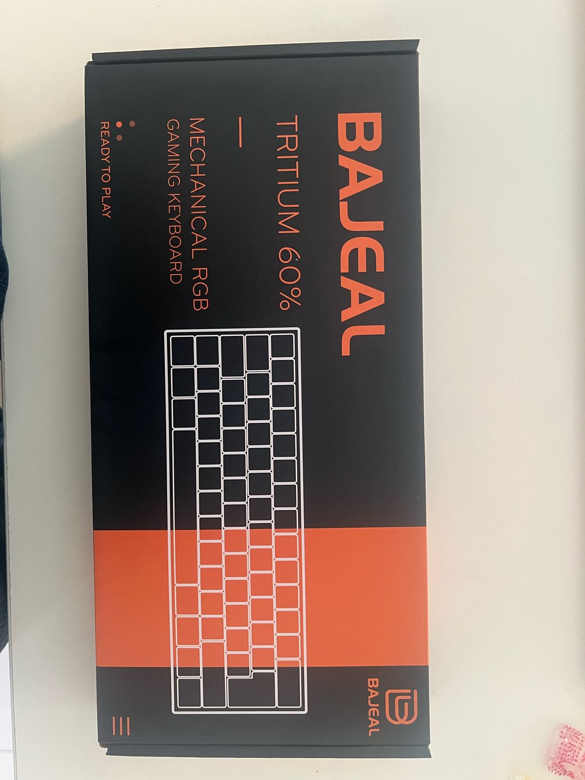 Bajeal K101 Ergonomic Tritium 60% Rainbow RGB Gaming Mechanical Keyboard
