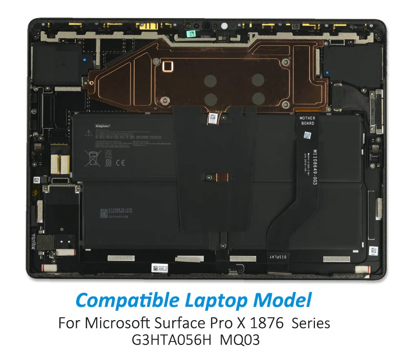 Battery Surface Pro X 1876 503 9mAh - G3HTA056H