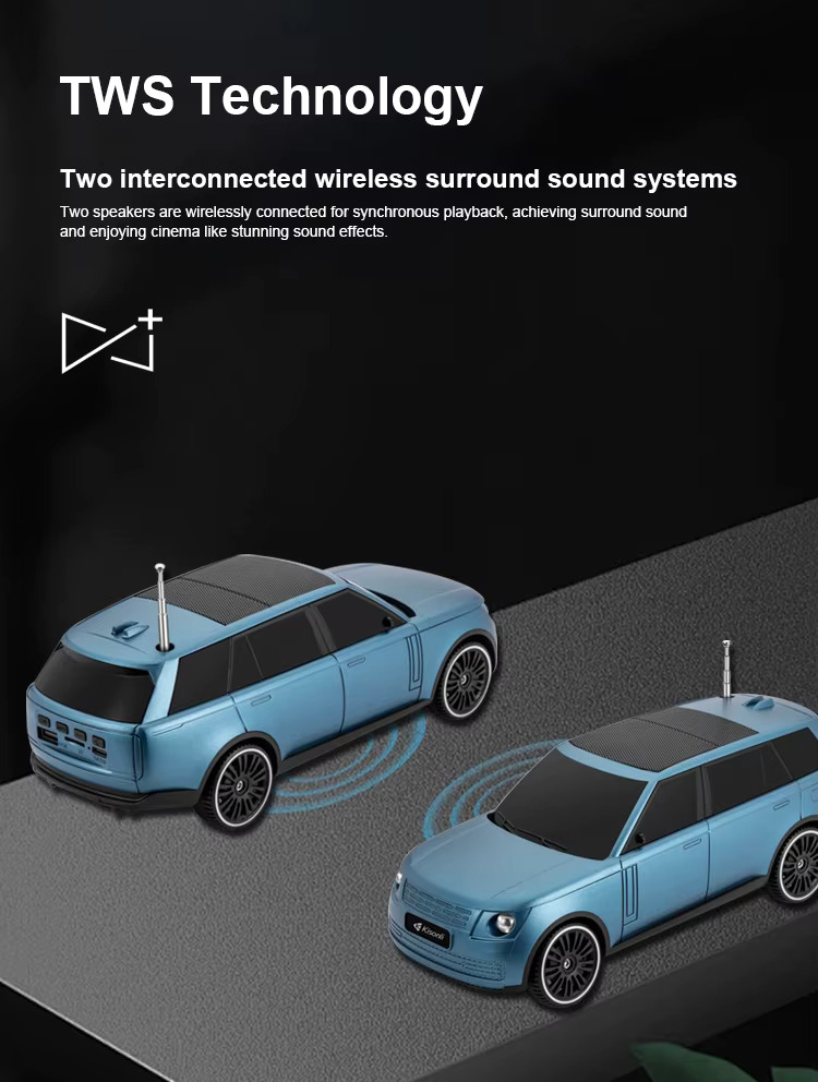 Kisonli Bluetooth Speaker Car B3 (Black)