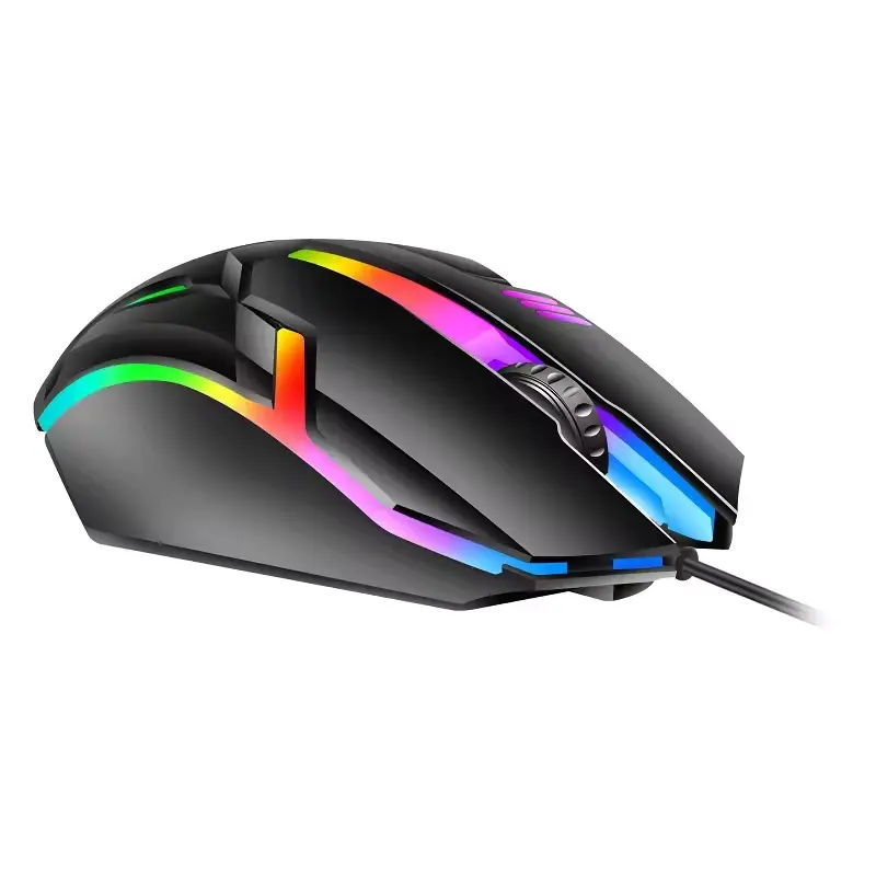 Bajeal D3 Led Mouse Usb Wired Mouse Optical PC Computer LED USB Wired Office Gaming Mouse